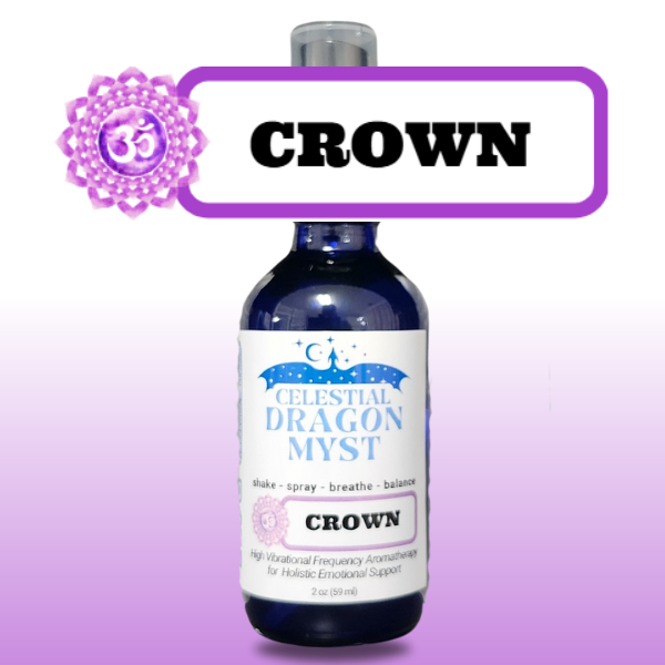 Crown Chakra - Celestial Dragon Myst Aromatherapy Spray - 2 ounce - Organic