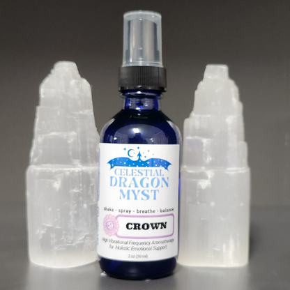 Crown Chakra - Celestial Dragon Myst Aromatherapy Spray - 2 ounce - Organic