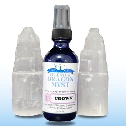 Crown Chakra - Celestial Dragon Myst Aromatherapy Spray - 2 ounce - Organic