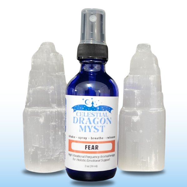 Release FEAR - Celestial Dragon Myst Aromatherapy Spray - 2 ounce - Organic