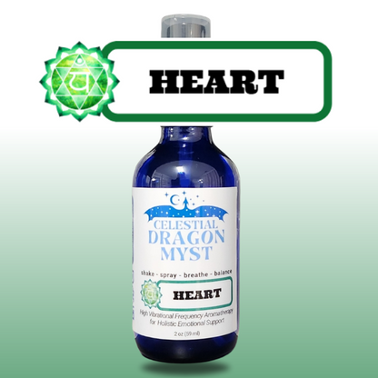 Heart Chakra - Celestial Dragon Myst Aromatherapy Spray - 2 ounce - Organic