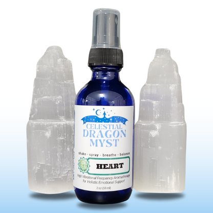 Heart Chakra - Celestial Dragon Myst Aromatherapy Spray - 2 ounce - Organic