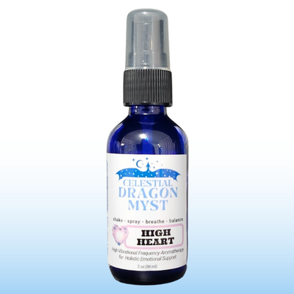 High Heart Chakra - Celestial Dragon Myst Aromatherapy Spray - 2 ounce - Organic