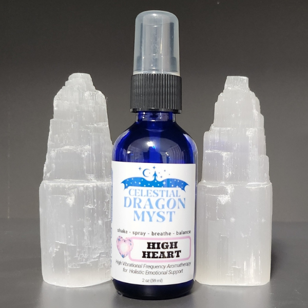 High Heart Chakra - Celestial Dragon Myst Aromatherapy Spray - 2 ounce - Organic