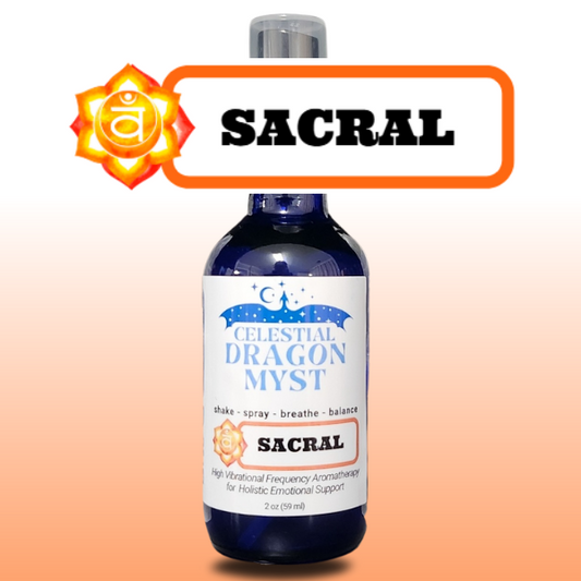 Sacral Chakra - Celestial Dragon Myst Aromatherapy Spray - 2 ounce - Organic