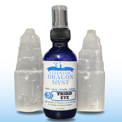 Third Eye Chakra - Celestial Dragon Myst Aromatherapy Spray - 2 ounce - Organic